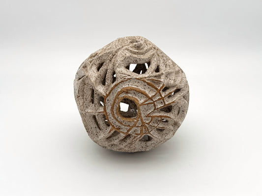 Ball — Speckled Cream (8")