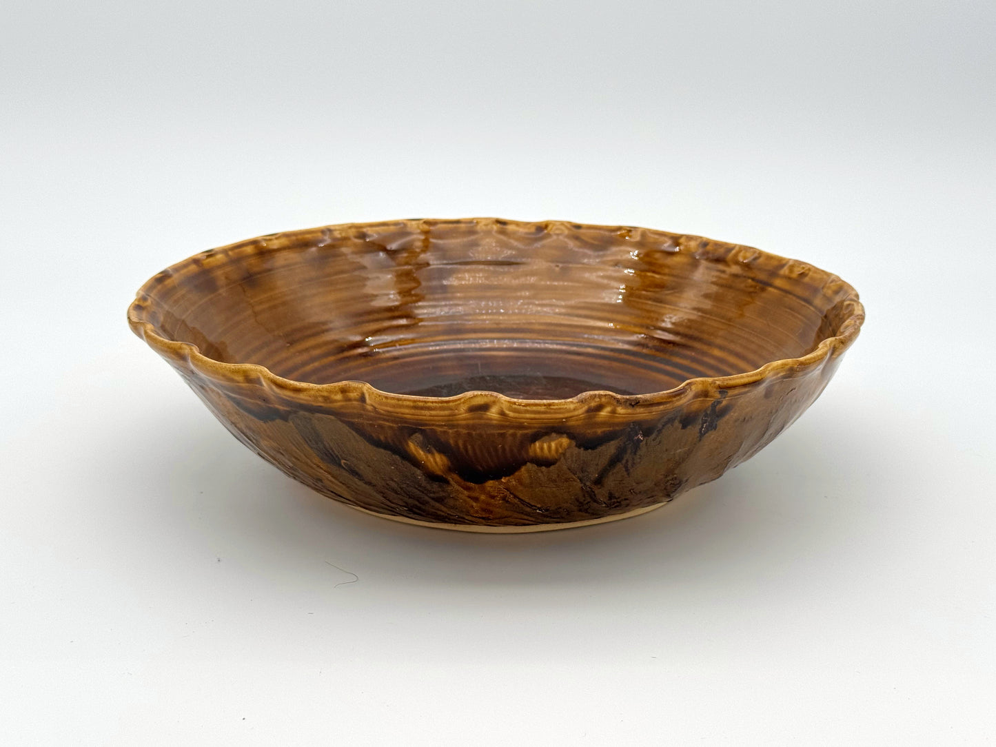 Serving Bowl — Amber (12")