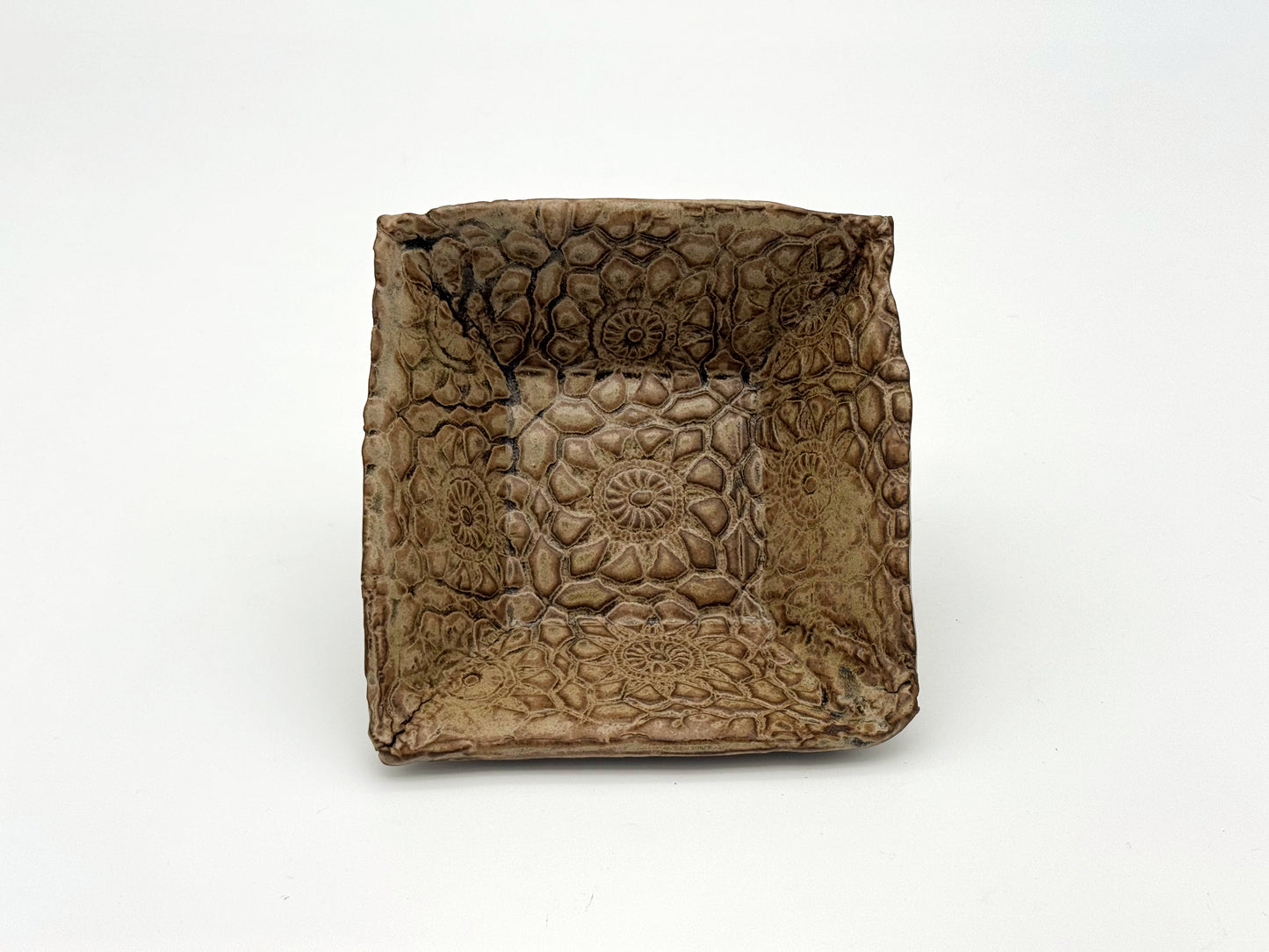 Small Square Bowl — Cobblestone (6")