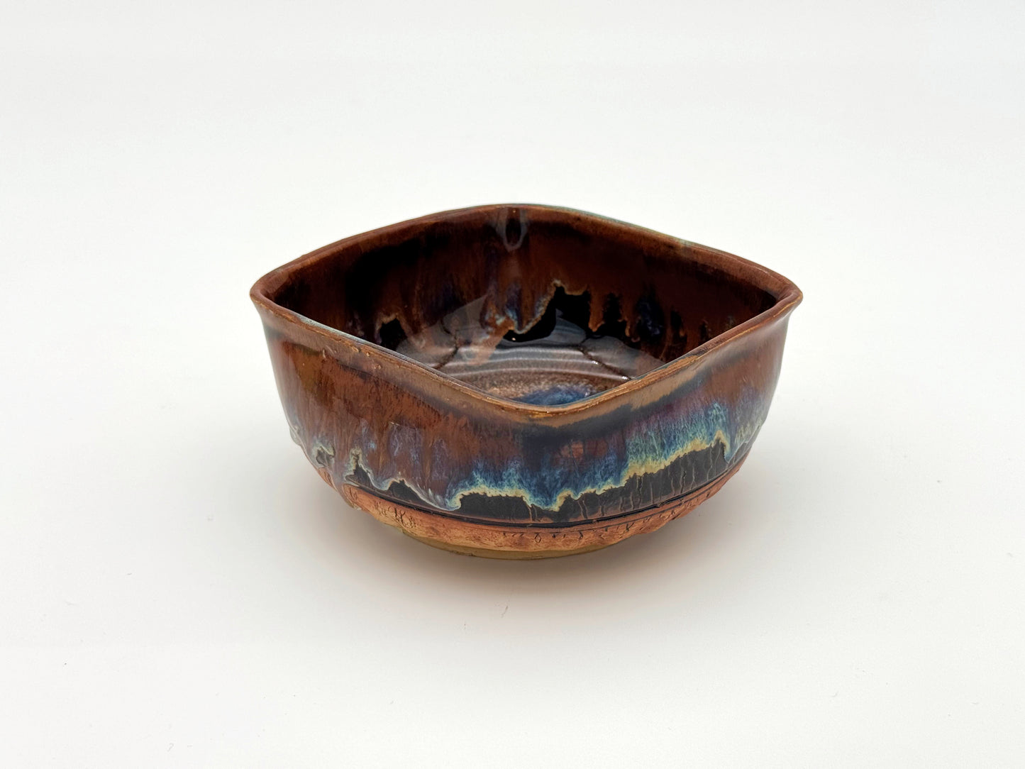 Small Square Bowl — Starry Coastal (5")