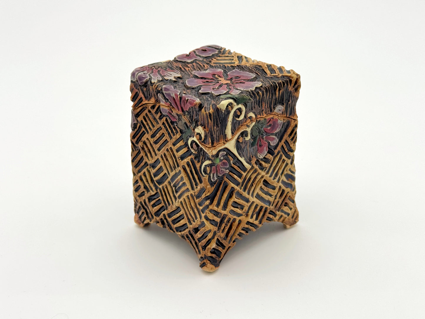 Box — Amber Flowers (Small)