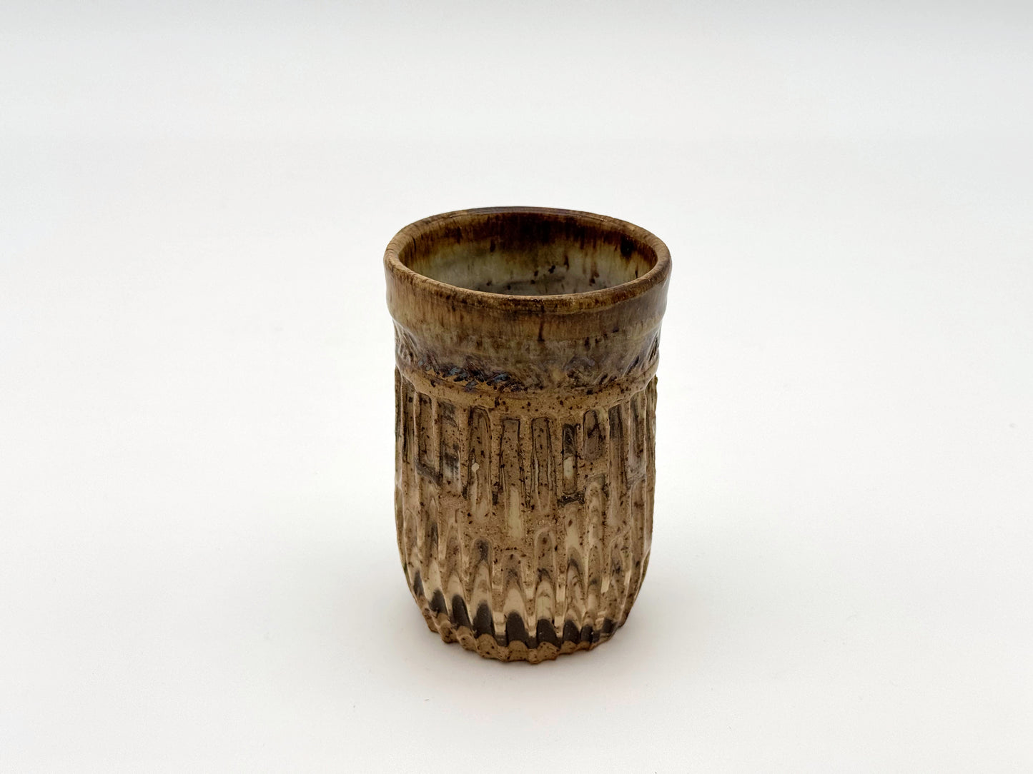 Cup — Mixed Clay & Speckled Cream (8oz)