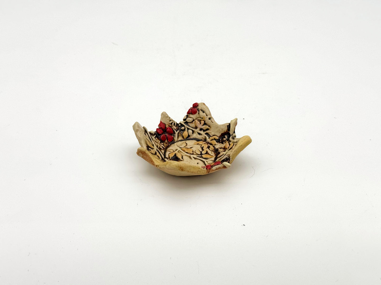 Dish — Yellow Floral (3")