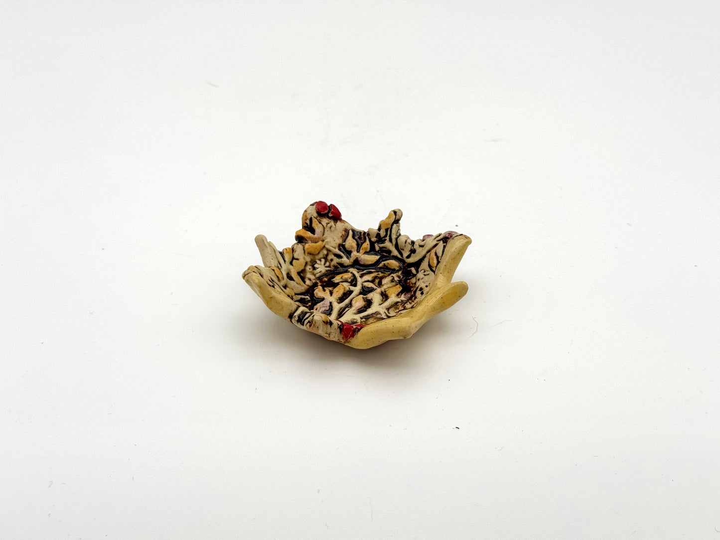 Dish — Yellow Floral (3")