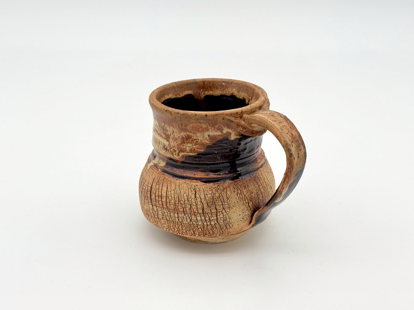 Mug — Natural Crackle, Dirt & Sand (12oz)