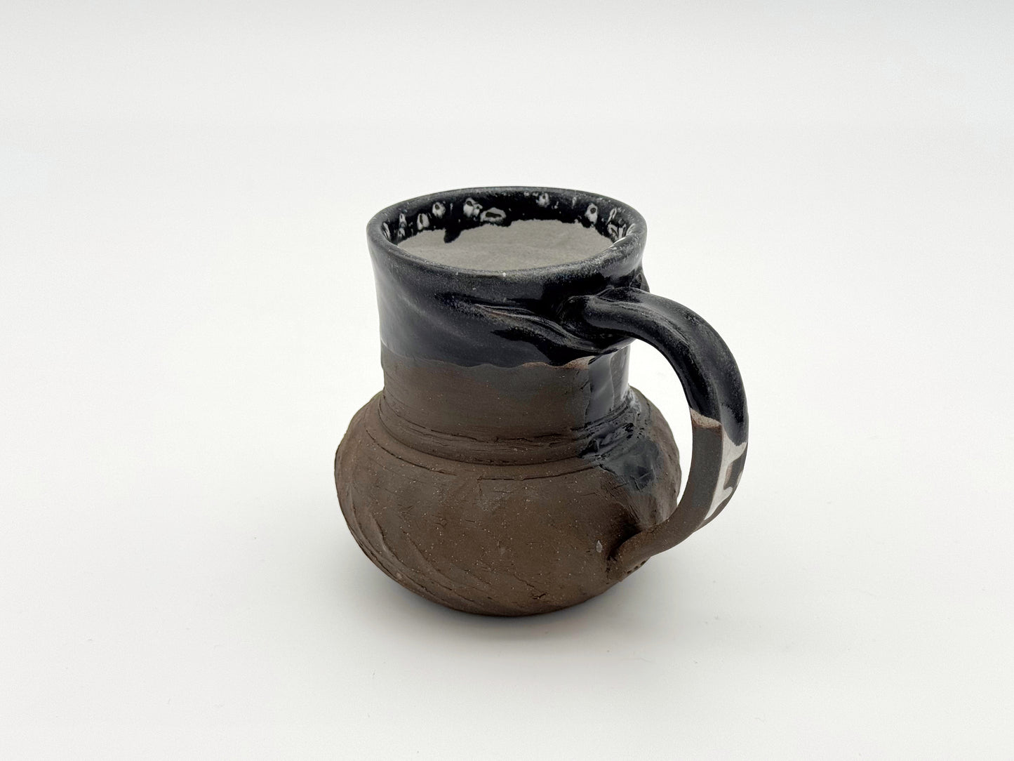 Mug — Dark Natural, Black & White (12oz)