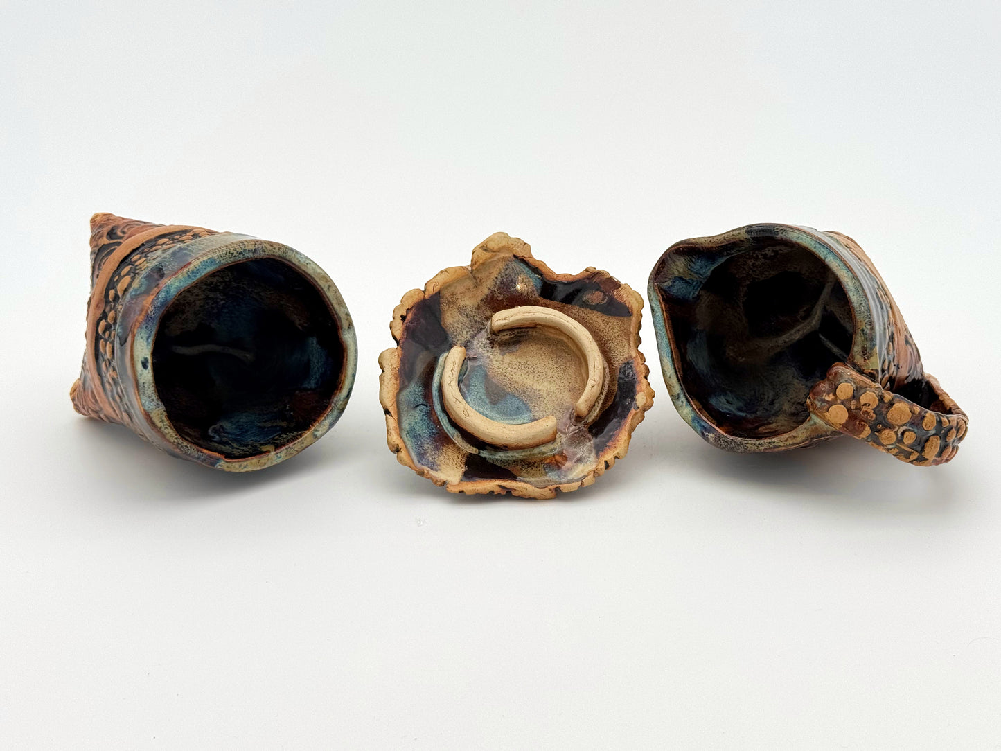 Creamer Pitcher & Sugar Jar — Coastal Leather