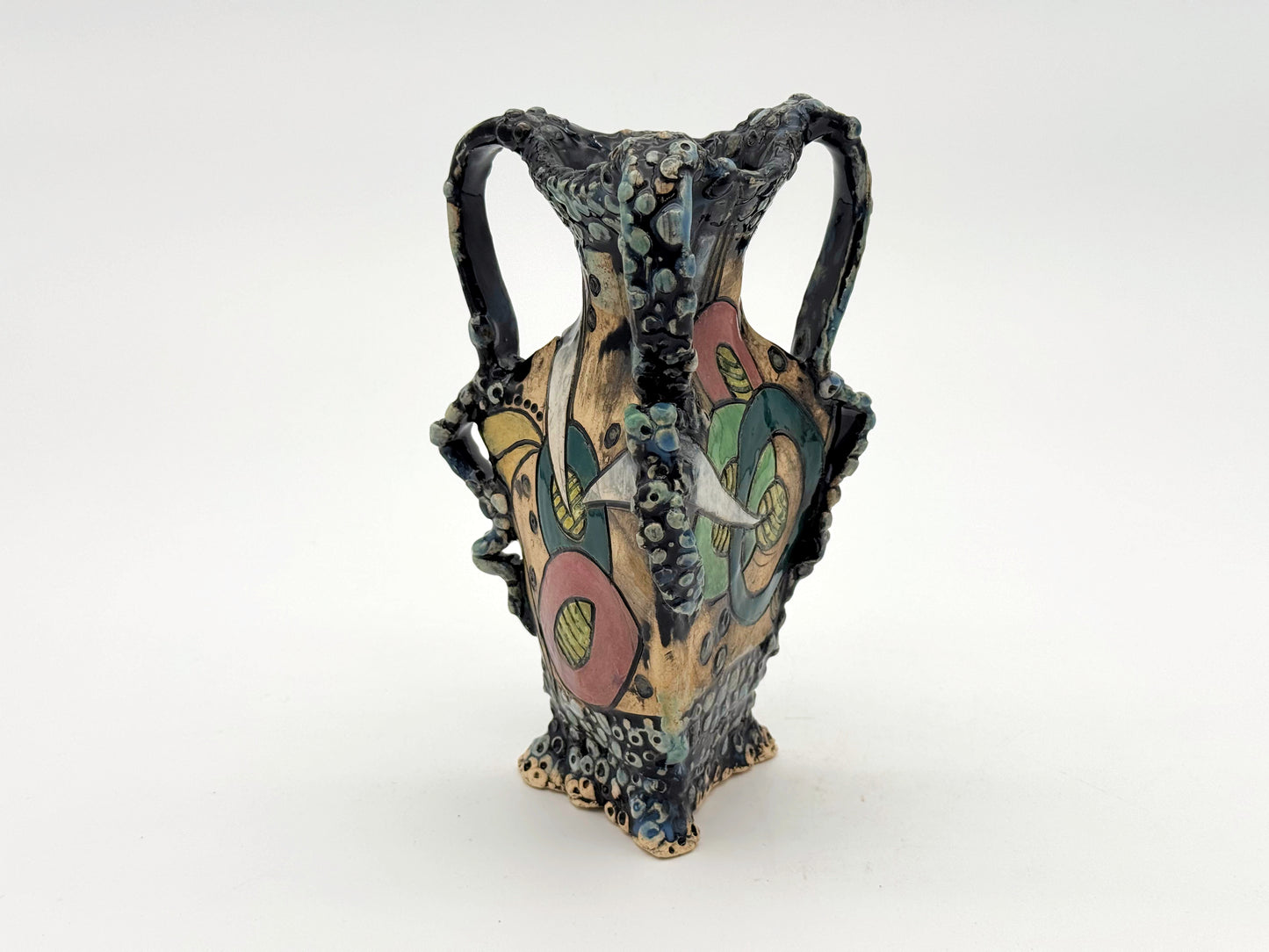 Triangle Vase — Funky Space (9")