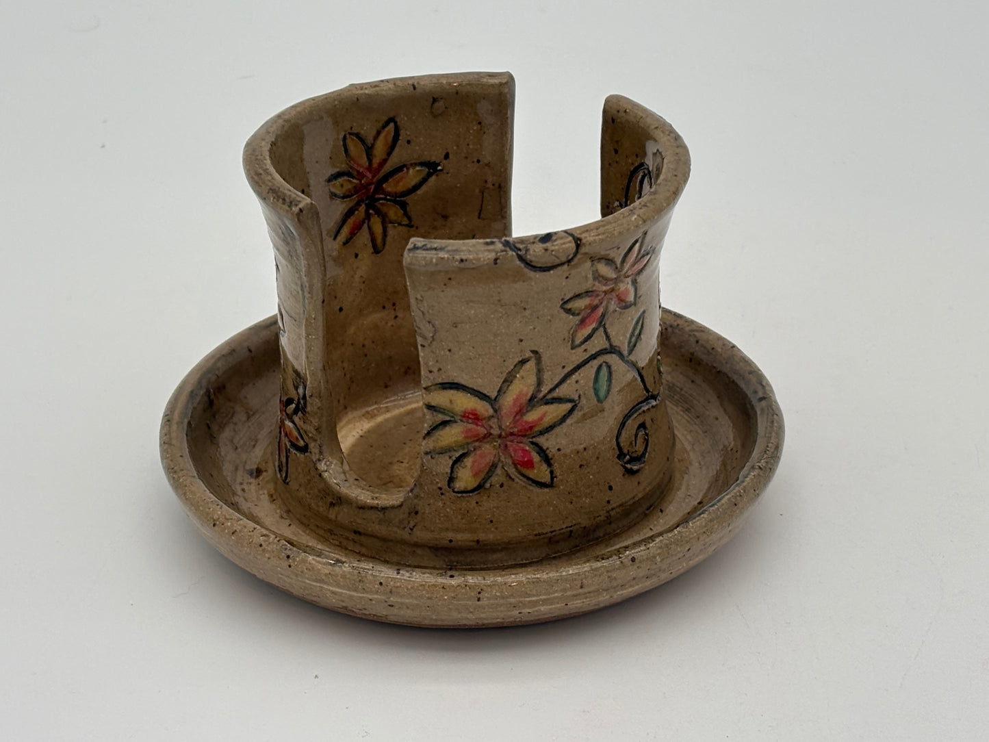 Natural Flower Sponge Holder