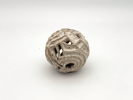 Ball — Speckled Cream (5")