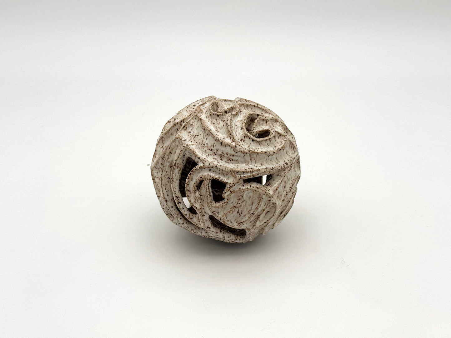 Ball — Speckled Cream (5")