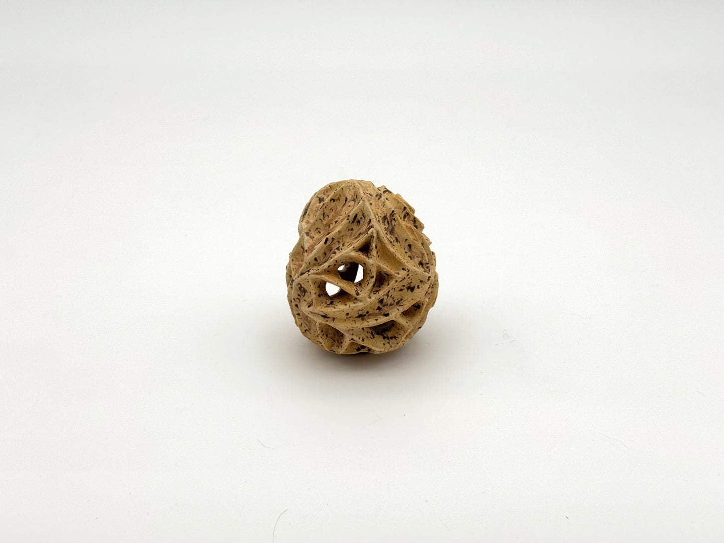 Oblong Ball — Speckled Sand (3")