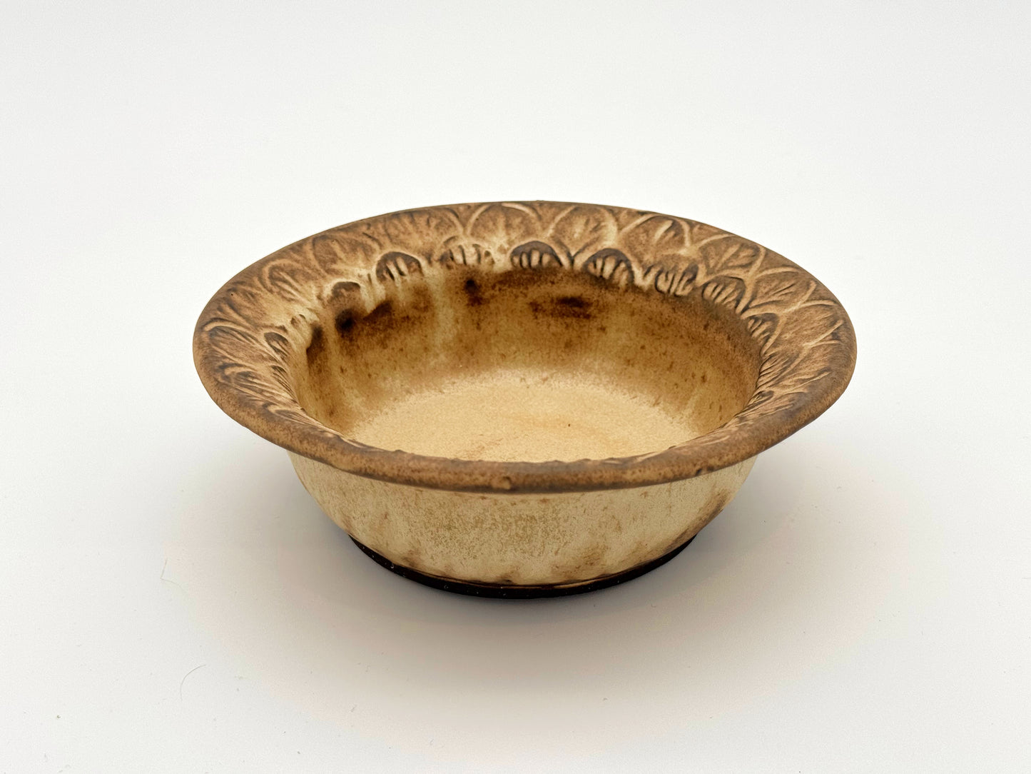 Rimmed Snack Bowl — Wheat (5")