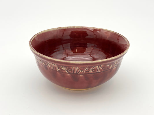 Large Soup Bowl — Clinton Red (8")