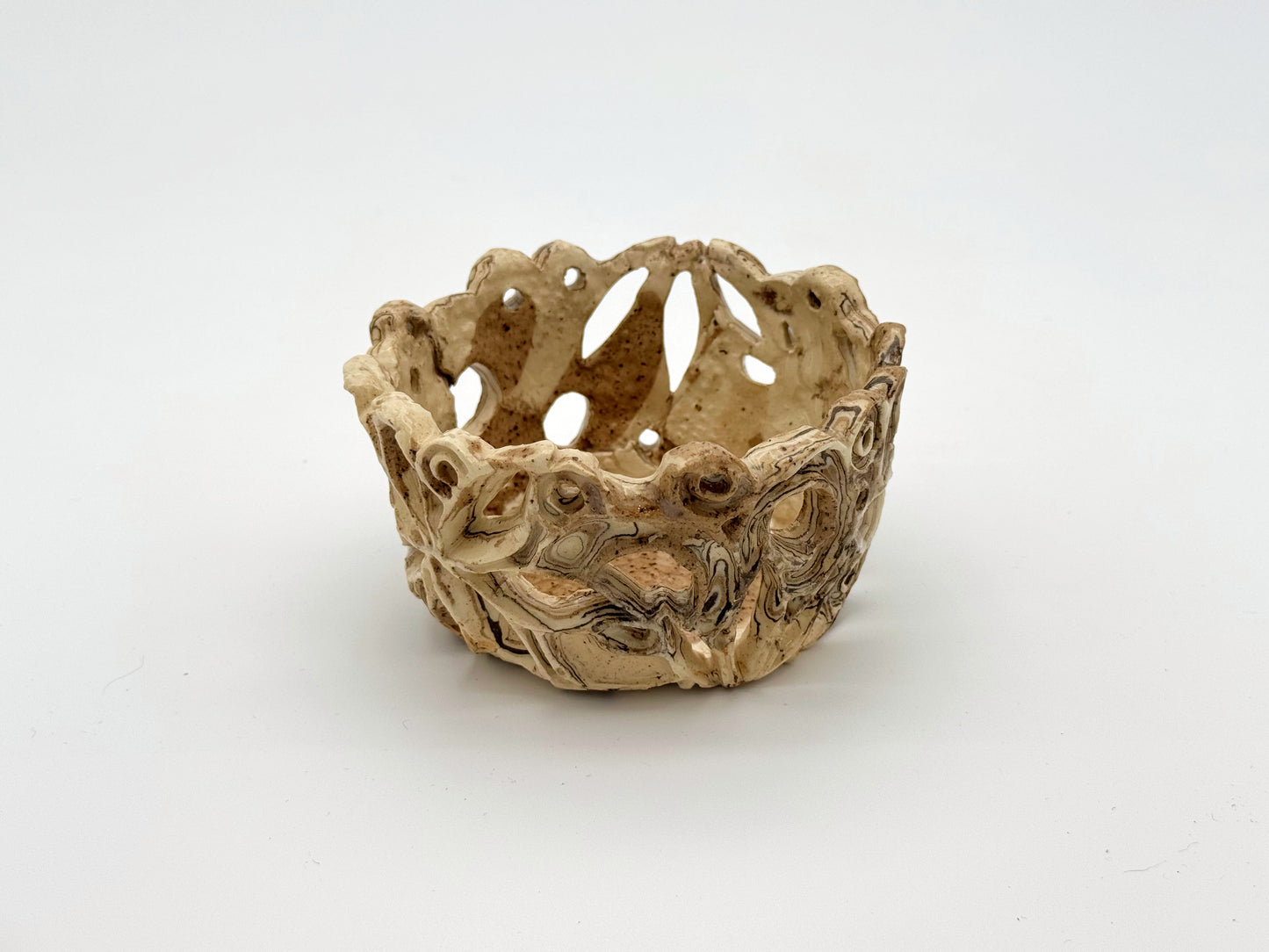 Snack Bowl — Mixed Clay (5")