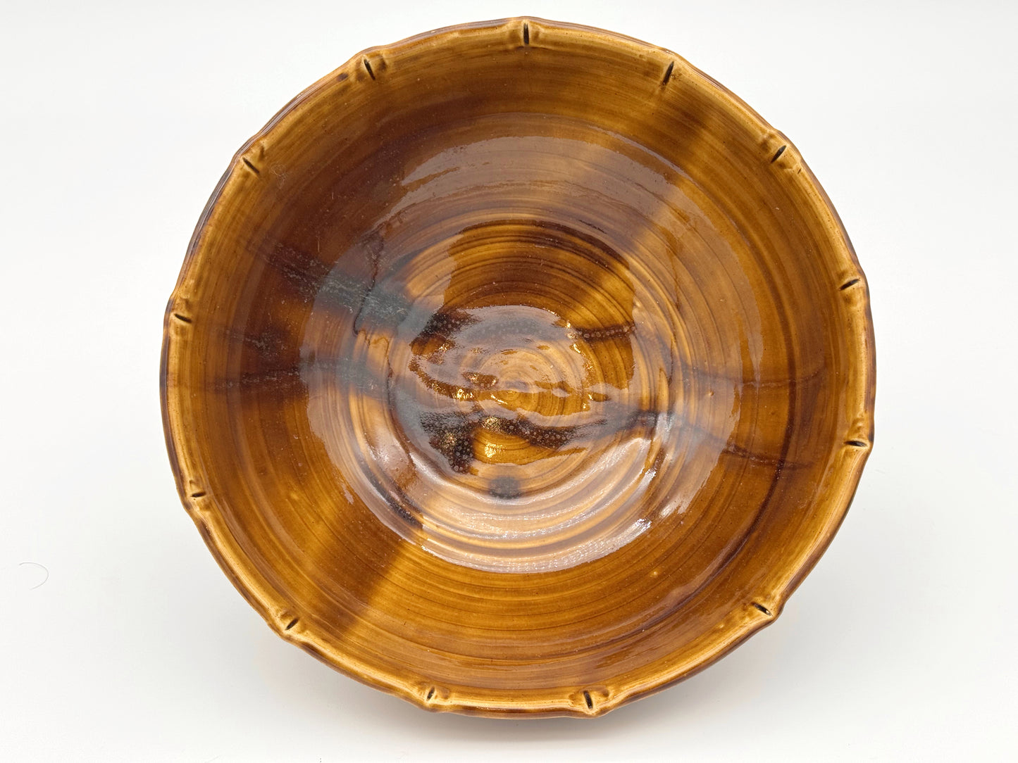 Serving Bowl — Amber (10")