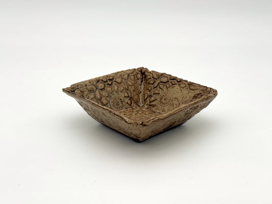Small Square Bowl — Cobblestone (6")