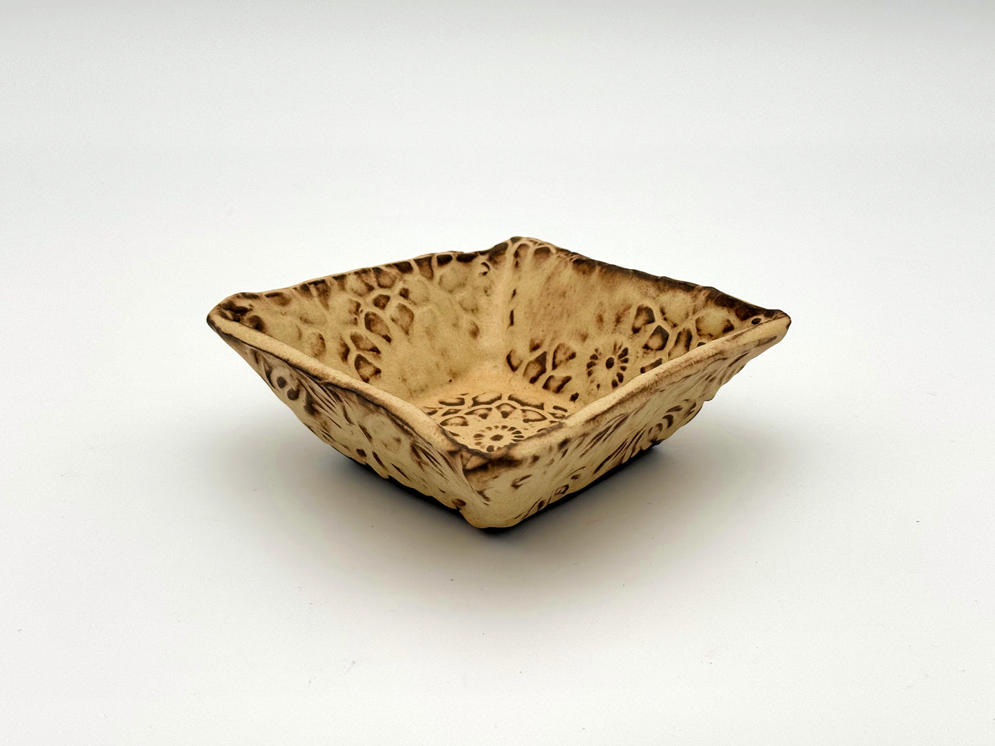 Small Square Bowl — Wheat (6")