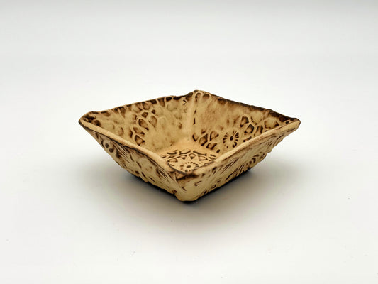 Small Square Bowl — Wheat (6")