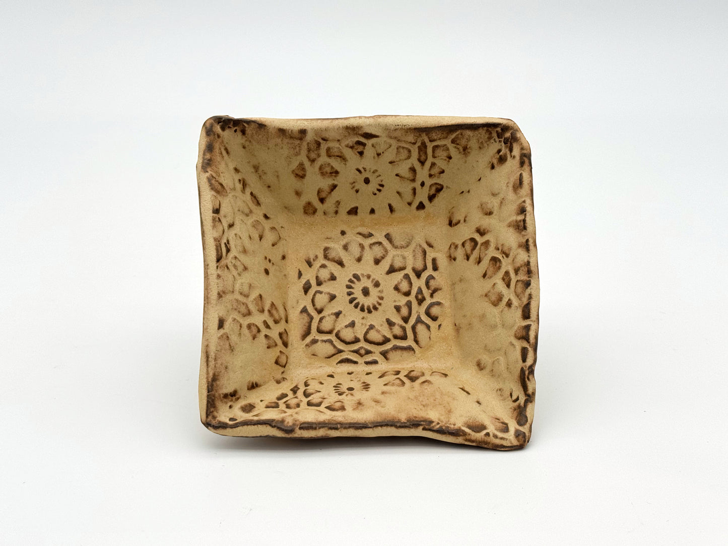 Small Square Bowl — Wheat (6")