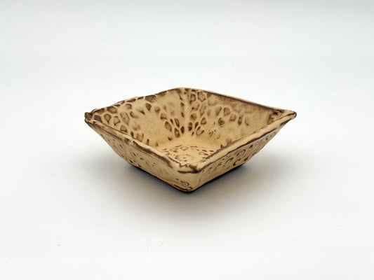 Small Square Bowl — Wheat (6")