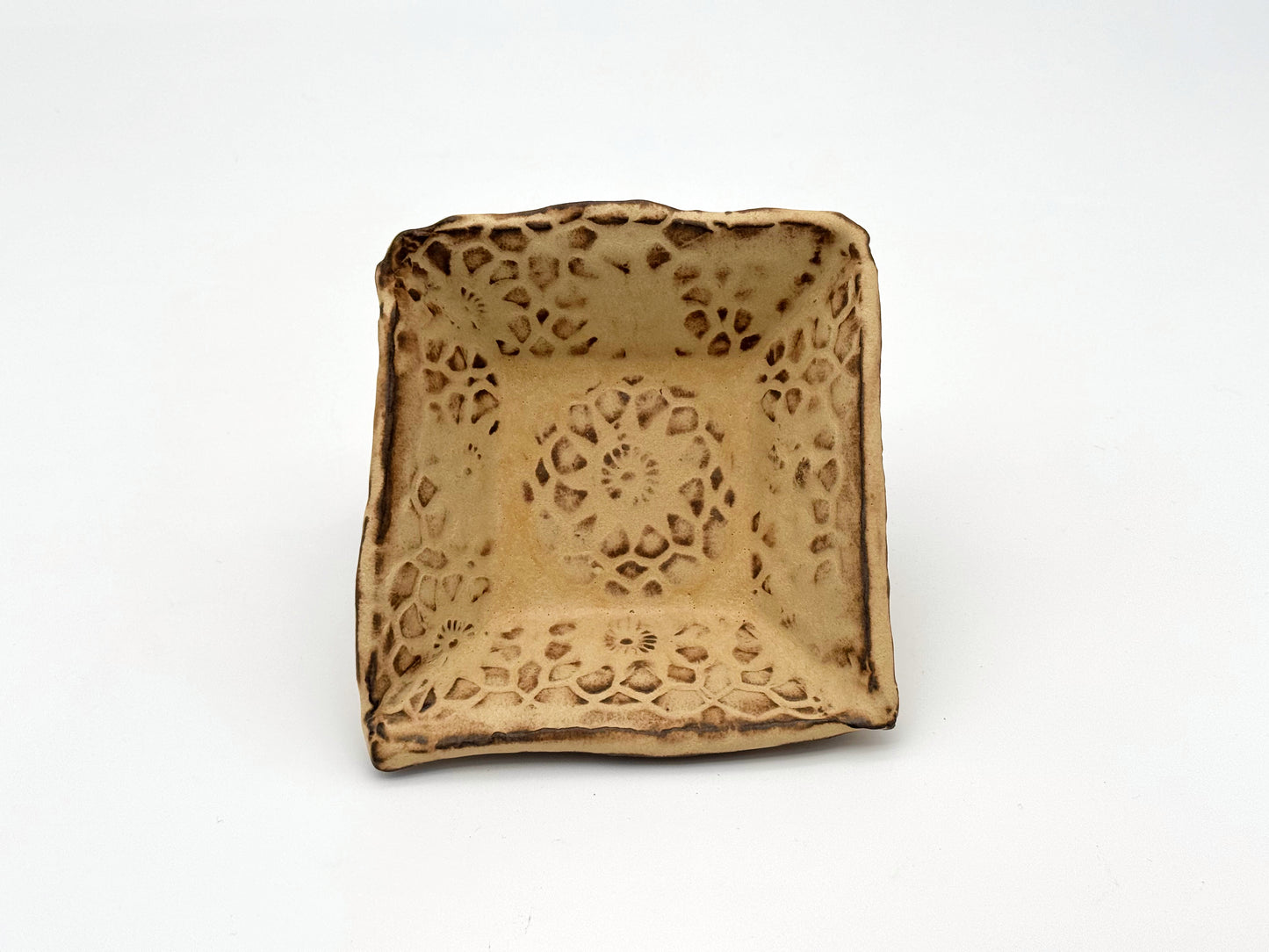 Small Square Bowl — Wheat (6")