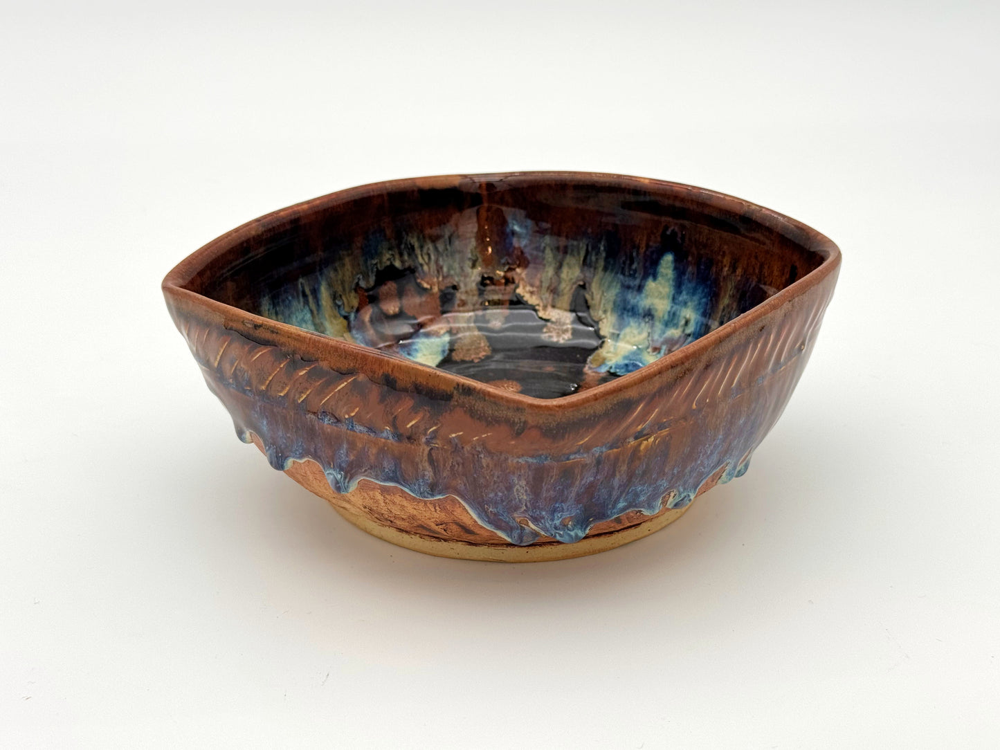 Large Square Bowl — Starry Coastal (7")