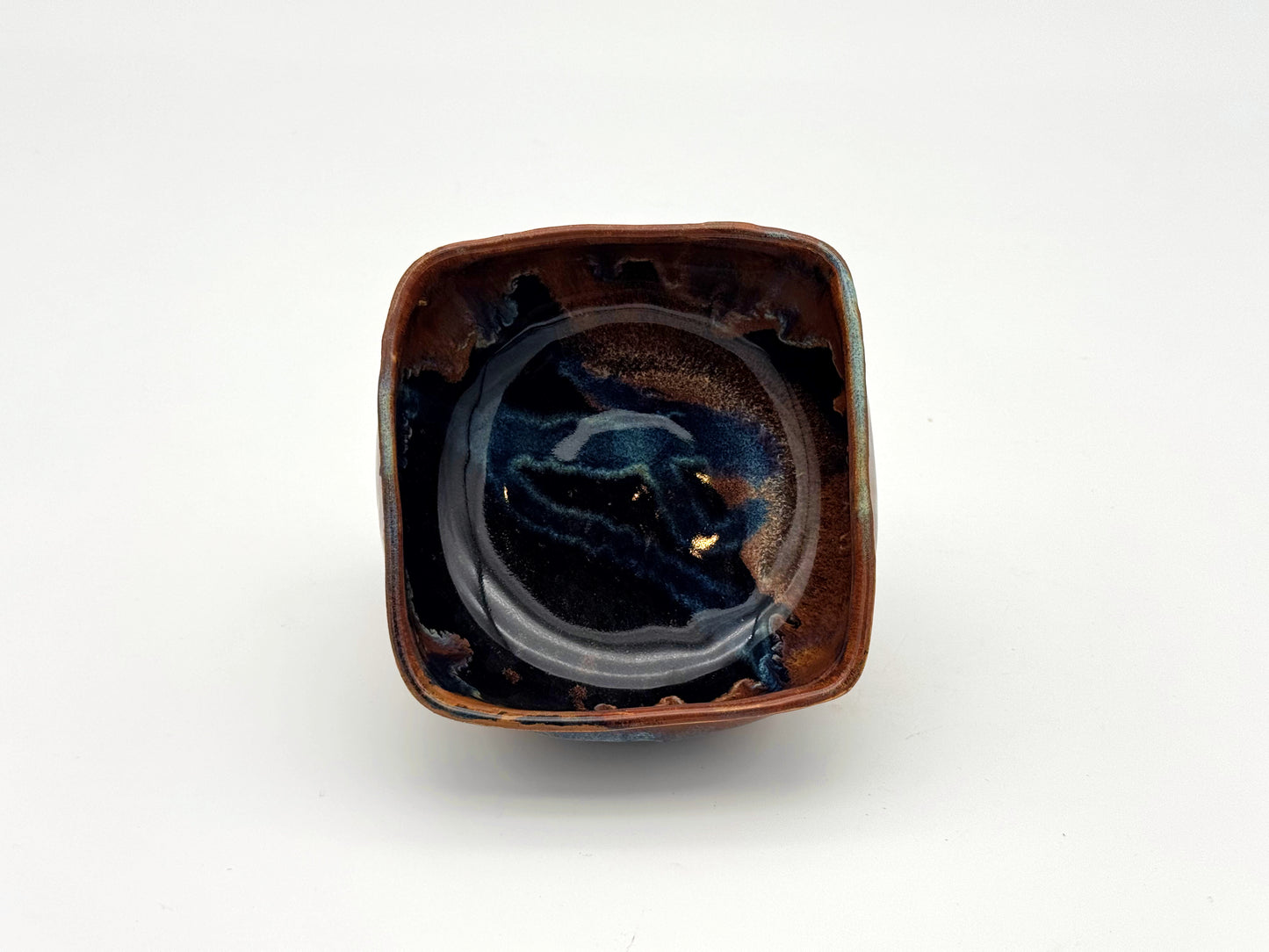 Small Square Bowl — Starry Coastal (5")
