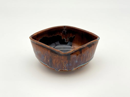 Small Square Bowl — Starry Coastal (5")