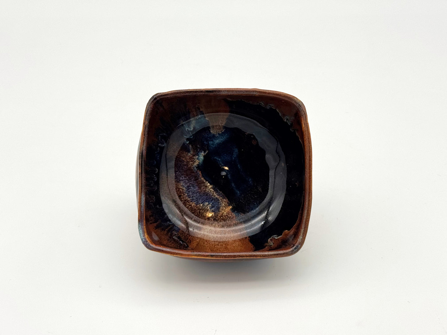 Small Square Bowl — Starry Coastal (5")