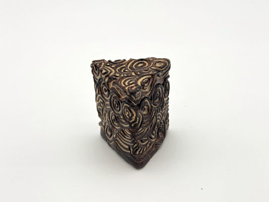 Triangle Box — Natural & Cream (Tiny)