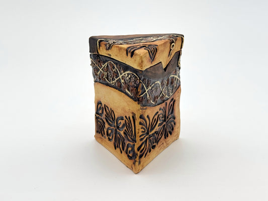 Triangle Box — Brown Grapes (Medium)