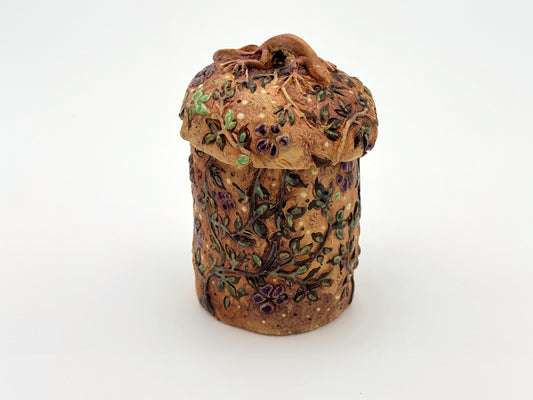 Cylider Box — Floral Lizard (Medium)