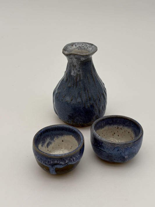 Blue Sake Set