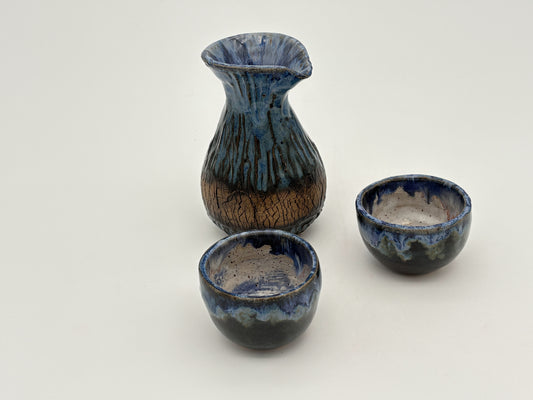 Blue Sea Sake Set