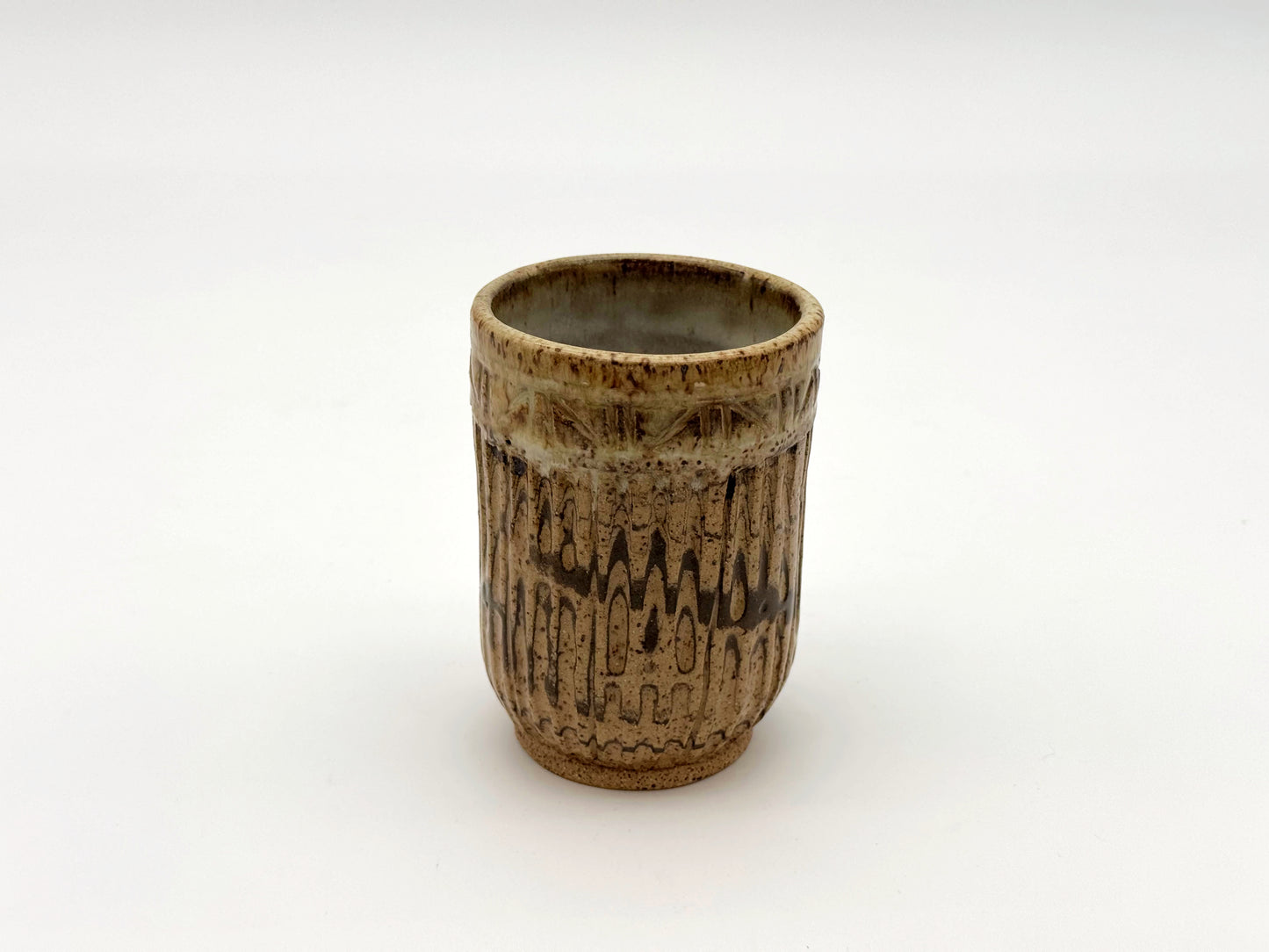 Cup — Mixed Clay & Speckled Cream (8oz)