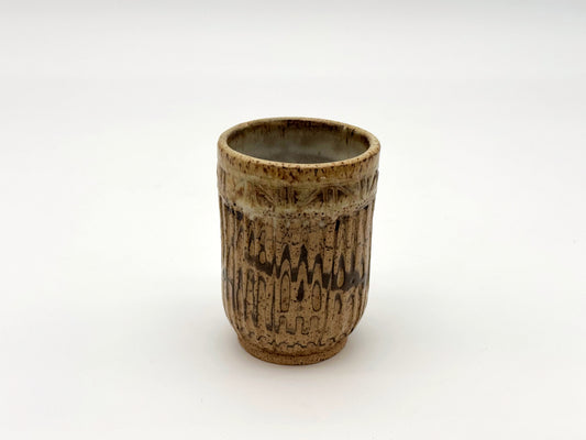 Cup — Mixed Clay & Speckled Cream (8oz)