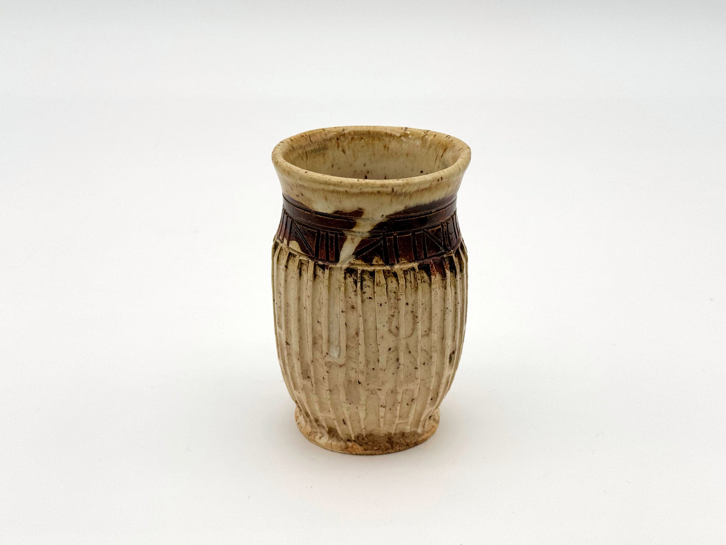 Cup — Mixed Clay & Speckled Cream (10oz)