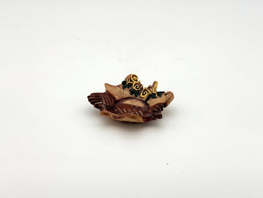 Dish — Leather Weave (3")