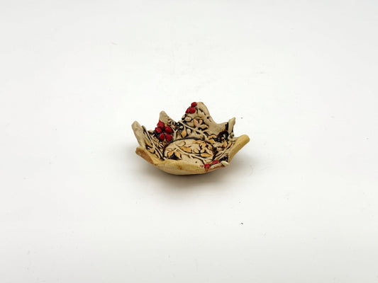 Dish — Yellow Floral  (3")