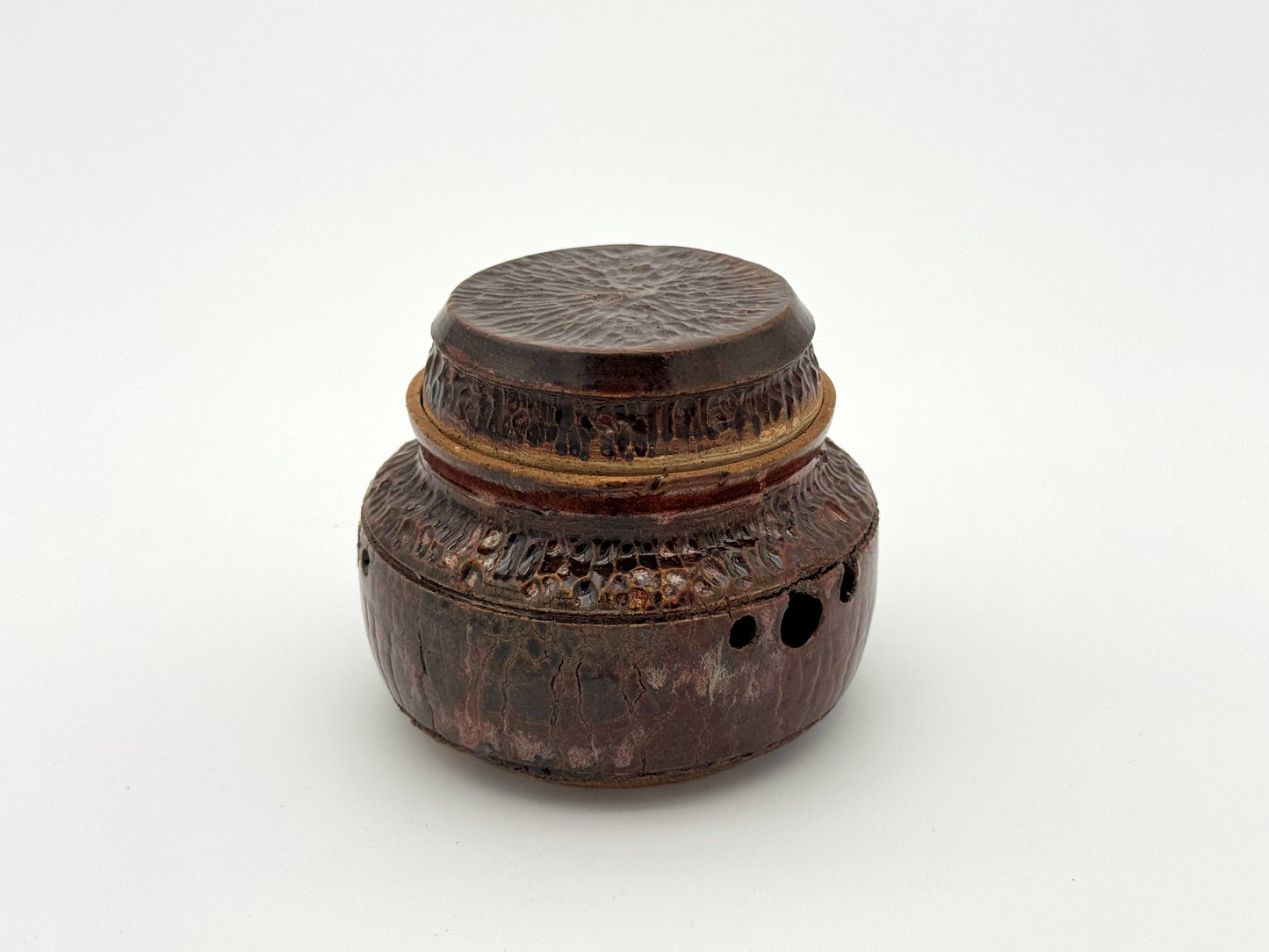 Garlic Keeper & Grinder Set — Flame