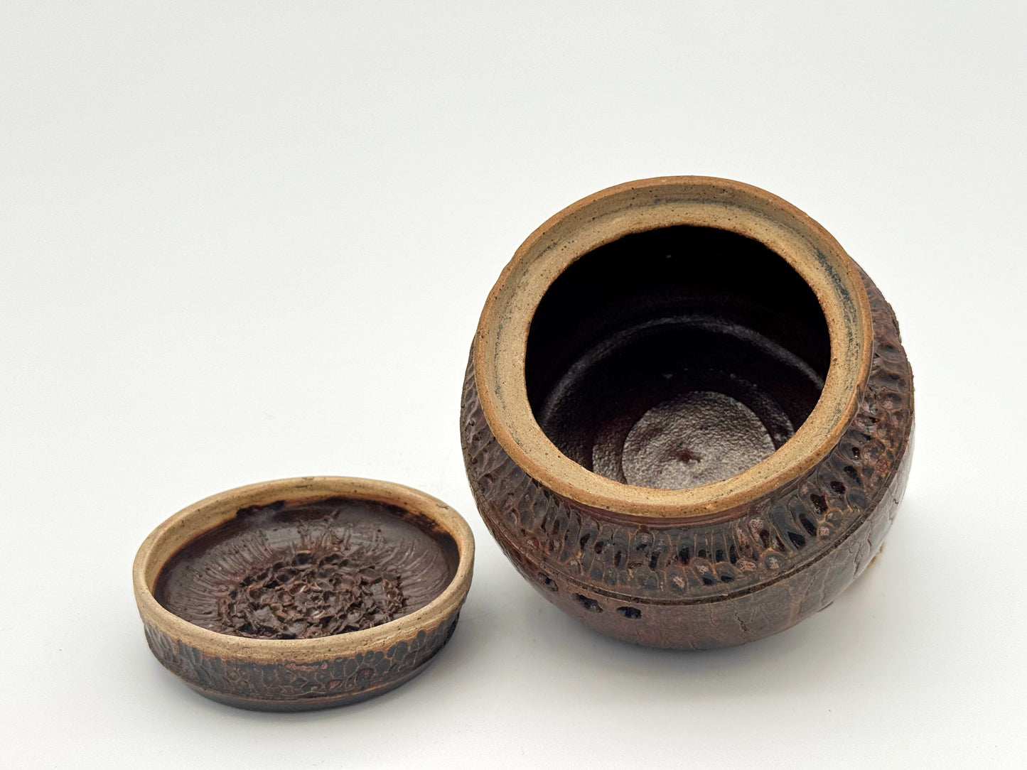 Garlic Keeper & Grinder Set — Flame