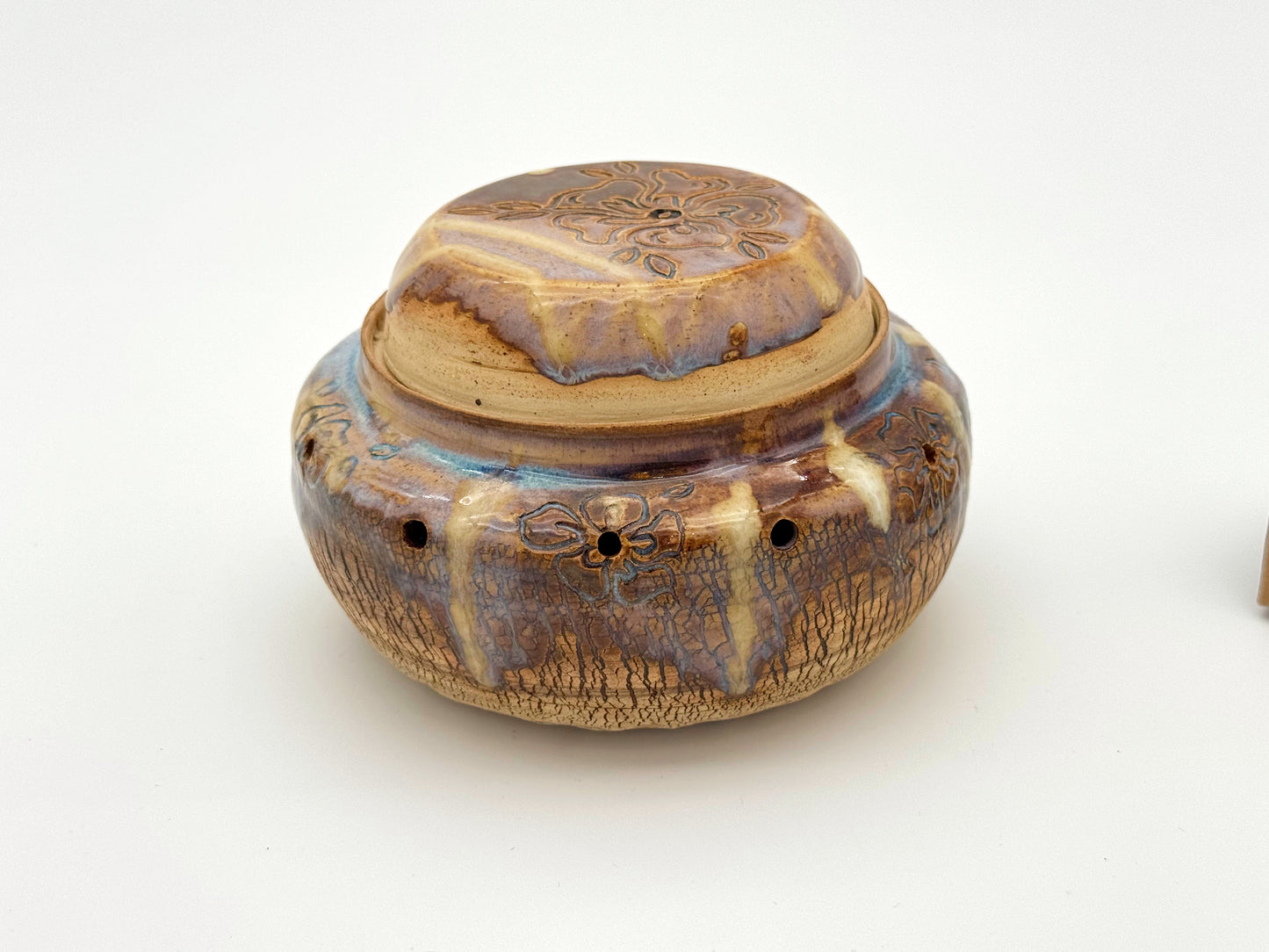 Garlic Keeper & Grinder Set — Natural & Coastal