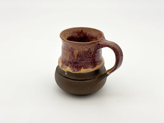 Mug — Dark Natural & Maroon Wheat (8oz)