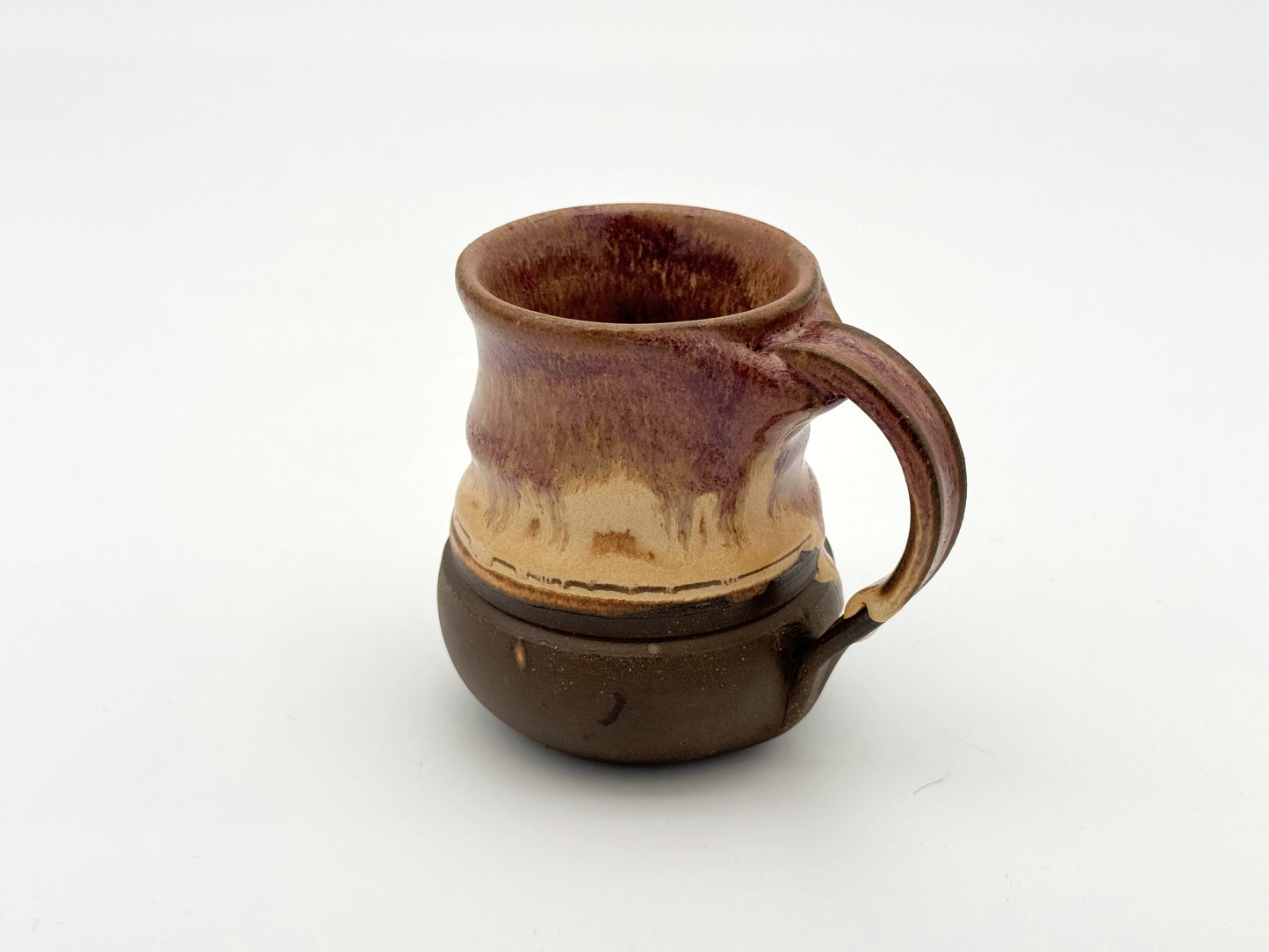 Mug — Dark Natural & Maroon Wheat (8oz)