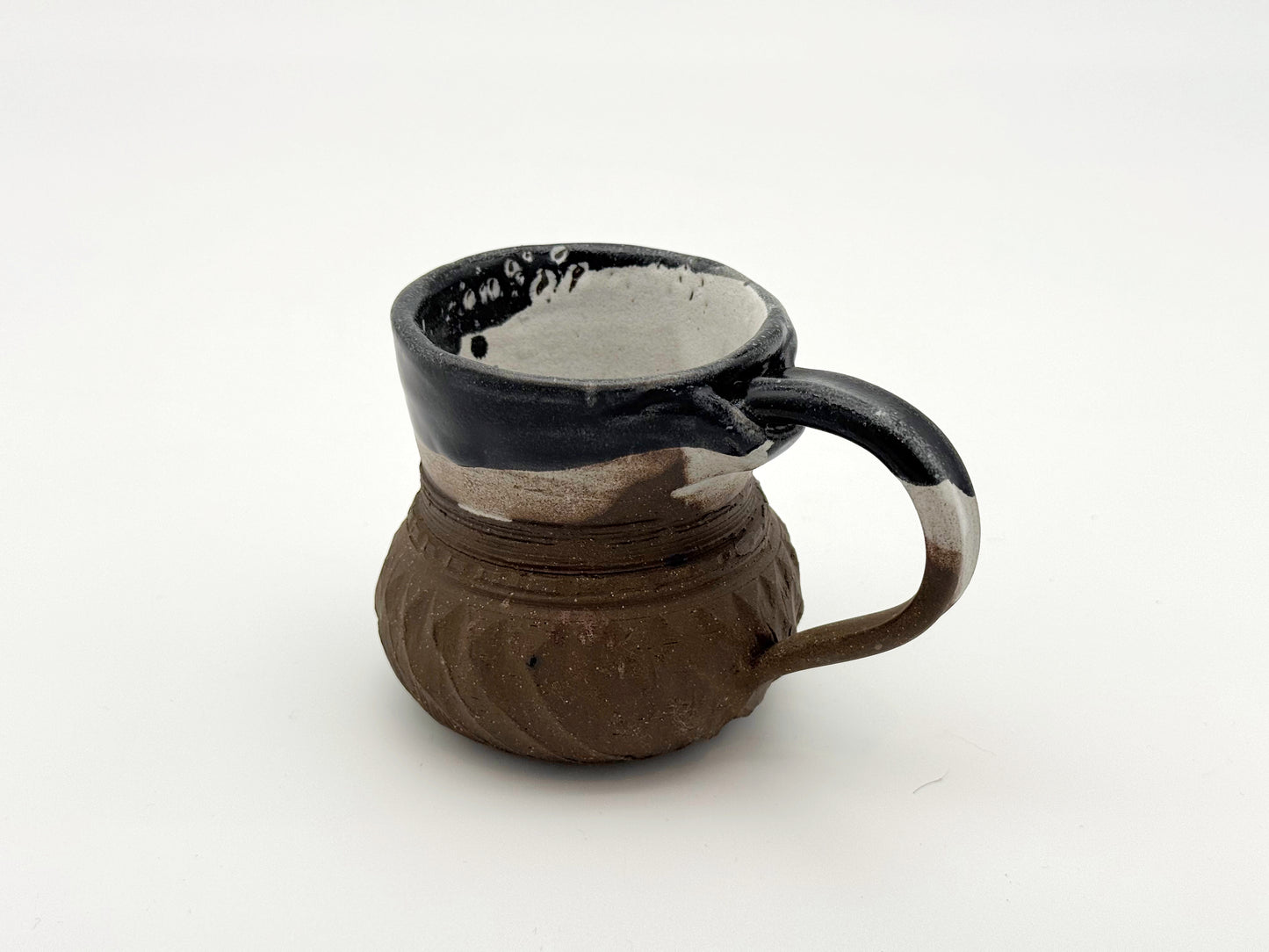 Mug — Dark Natural, Black & White (8oz)