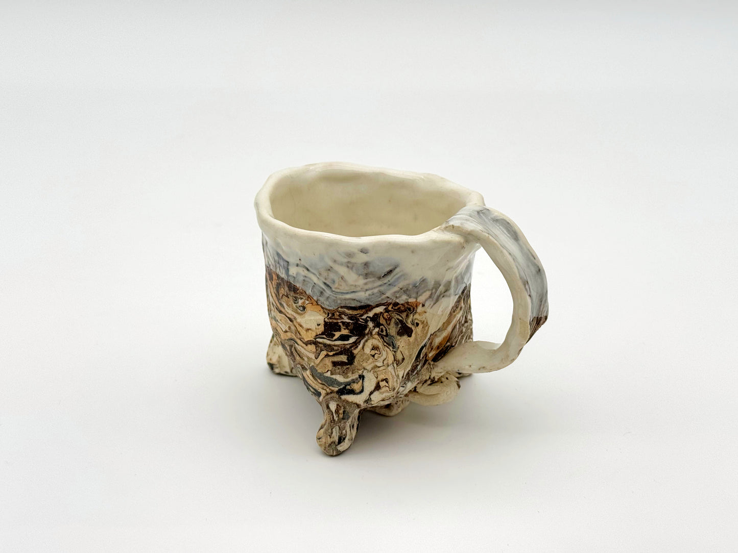 Mug — Mixed Clay & Eggshell (6oz)