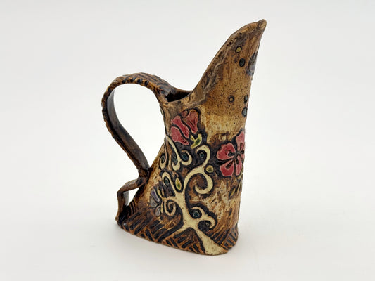Pitcher — Leather Flowers (Cup)