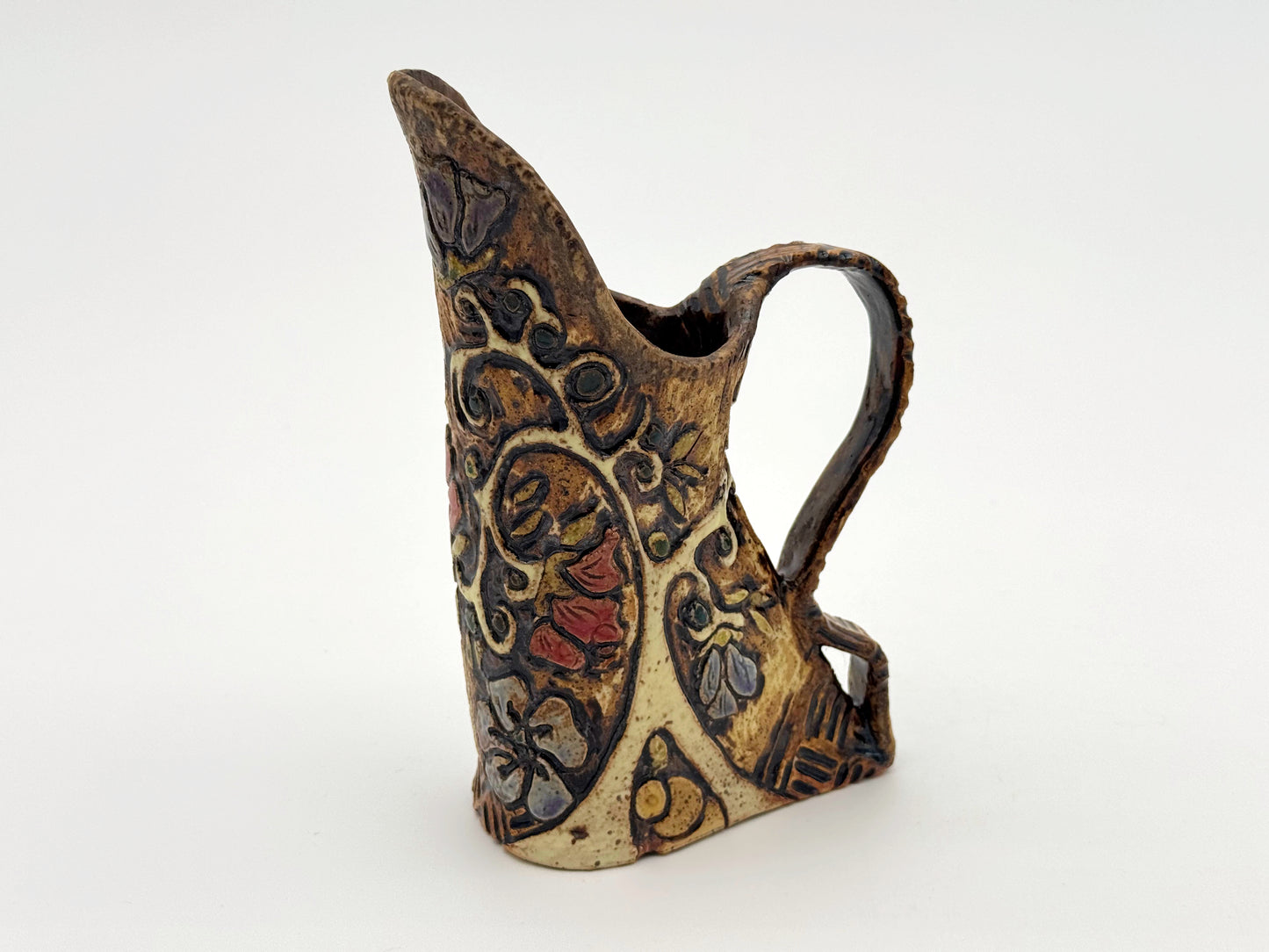 Pitcher — Leather Flowers (Cup)