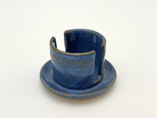 Sponge Holder w/ Drip Catcher — Blue